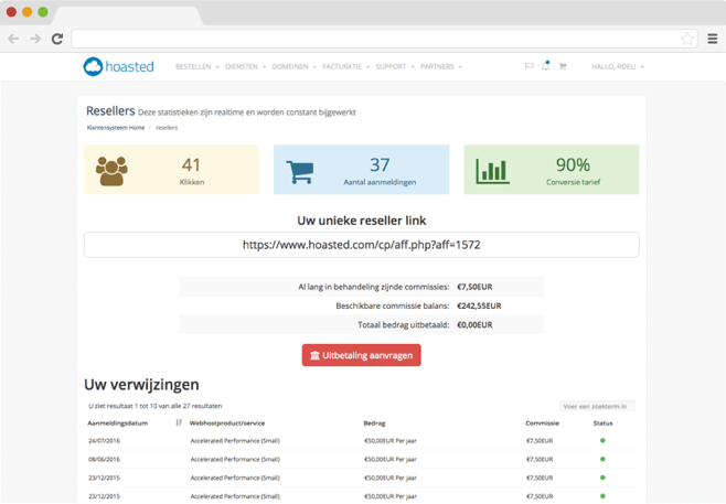 extra income hoasted affiliate links