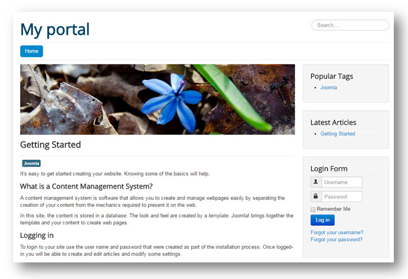 Joomla portal